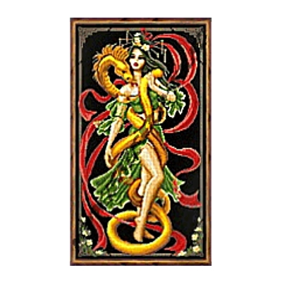 Набор д/вышивания 4003 Принцесса и золотой змей (Россия) 35х57